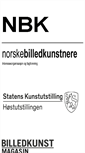 Mobile Screenshot of billedkunst.no